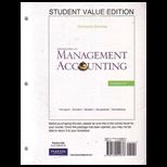 Introduction to Management Accounting, Ch. 1 17 (Looseleaf) With Access