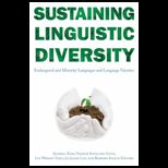 Sustaining Linguistic Diversity