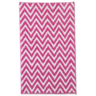 JCP Home Collection jcp home Drylon Chevron Bath Rug, White