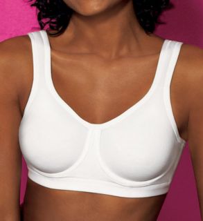 Lily of France Bra, In Action Cotton Underwire Sports Bra 2101755 on  PopScreen