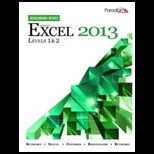 Microsoft Excel 2013 Bench., Levels 1 and 2 Text