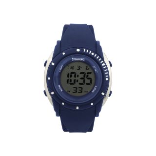 Spalding Fastball Blue and White Digital Watch, Mens