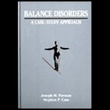 Balance Disorders  A Case Study Approach