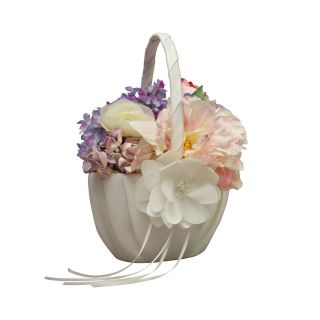 IVY LANE DESIGN Ivy Lane Design Water Lily Flower Girl Basket, Ivory