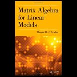 Matrix Algebra for Linear Models