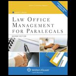 Law Office Management for Paralegals   With CD