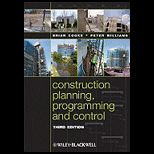 Construction Planning, Program. and Control