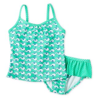 Carters Whale 2 pc. Swimsuit   Girls 4 6x, Green, Girls