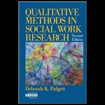 Qualitative Methods in Social Work Research