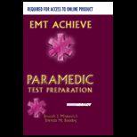 EMT Achieve  Paramedic Test Preparation   Kit
