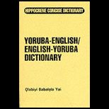 Yoruba English / English  Yoruba Concise Dictionary