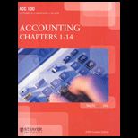 Accounting 100 Accounting Chapt. 1 14 (Custom)
