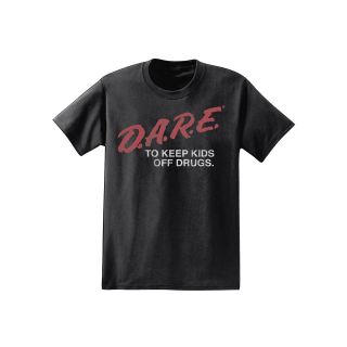 D.A.R.E. Graphic Tee, Black, Mens