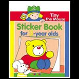 Tiny the Mouse Sticker Book for 3 Year Olds
