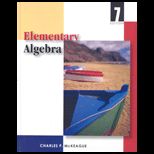 Elementary Algebra   With CD and BCA Study Guide