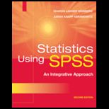 Statistics Using Spss  Integrative Approach  With CD