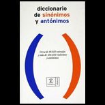 Diccionario De Sinonimos Y Antonimos