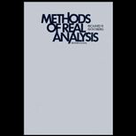 Methods of Real Analysis