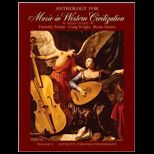Anthology for Music in Western Civilization, Volume 1 Media Update