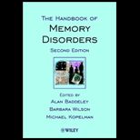 Handbook of Memory Disorders
