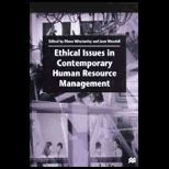 Ethical Issues In Contemporary Human Resource Management