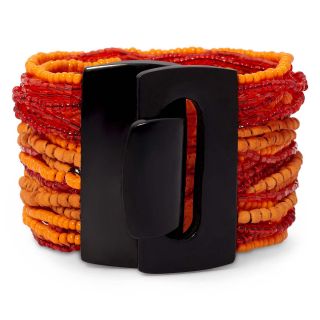 MIXIT Orange Bead Multi Strand Bracelet