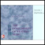 Development of Western Music  Anthology , Volume I   Package