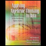 Applying Algebraic Thinking to Data  With CD