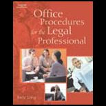 Office Procedures for Legal Professional   With CD