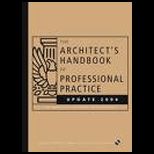 Architects Handbook of Prof. Pract.   With CD