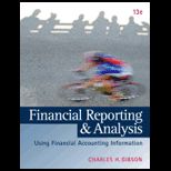 Financial Reporting and Analysis   Text