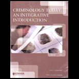 Criminology Today (Custom Package)