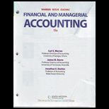 Financial and Managerial Accounting (Looseleaf)