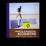 Financial and Managerial Accounting Text Only