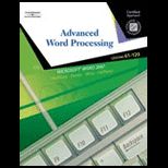 Coll. Keyboarding  Advanced Wrd. Proc., 61 120 Text Only