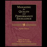 Managing for Quality and Performance Excellence   With Access