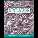 Statistics  Principles and Methods, Student Solutions Manual