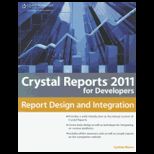 Crystal Reports 2011 for Developers