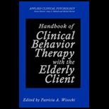 Handbook of Clinical Behavior Ther. With Elderly