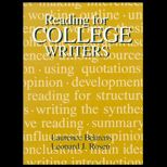 Reading for College Writers