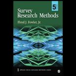 Survey Research Methods, Volume 1