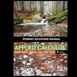 Applied Calculus Stud. Solution Manual