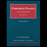 Corporate Finance Cases and Materials  10 Supplement