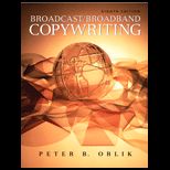 Broadcast/ Broadband Copywriting