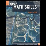 Basic Math Skills   With CD (Custom)