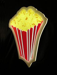 Popcorn Illuminated Sign