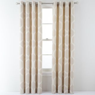 MARTHA STEWART MarthaWindow Turning Point Grommet Top Curtain Panel, French Pear