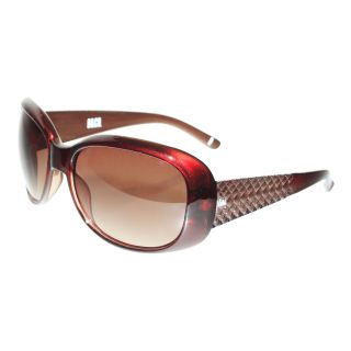 Nine & Co 9 & Co. Oversized Oval Sunglasses, Red, Womens