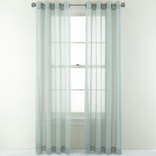 Studio Kenzo Grommet Top Sheer Curtain Panel, Green