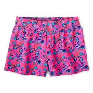 Total Girl Print Shorts   Girls 6 16 and Plus, Pink, Girls